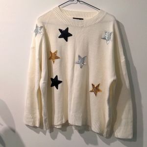 Size 1x Shein star sweater